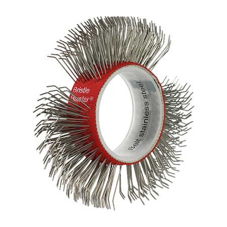 Monti Bristle Blaster Replacement Bristle Belts/Stainless Steel 23Mm White 10MTBB102